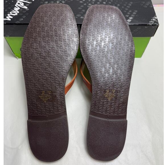 New Sam Edelman Abbey Sandals in Ginger Brown Leather Women's Size 9 - Picture 8 of 10
